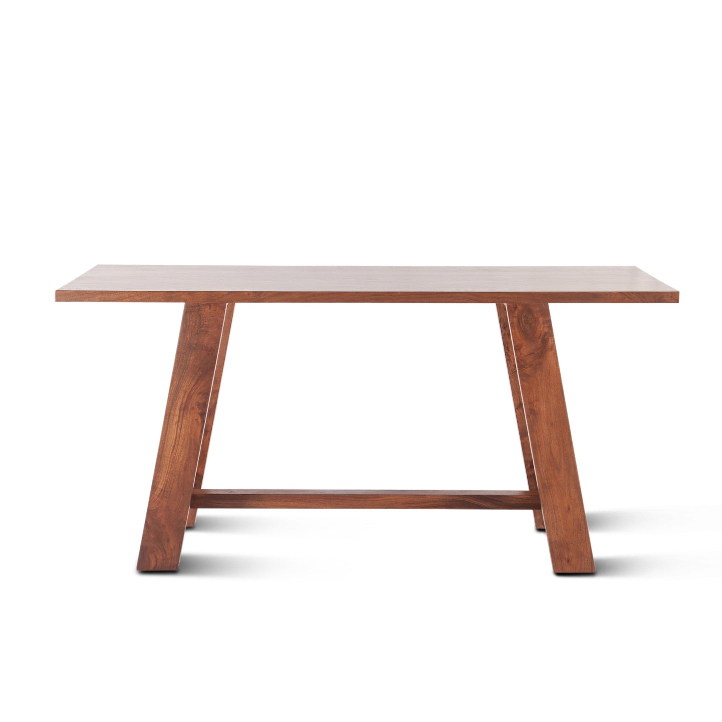 75" Cinnamon Brown Acacia Wood Gathering Table