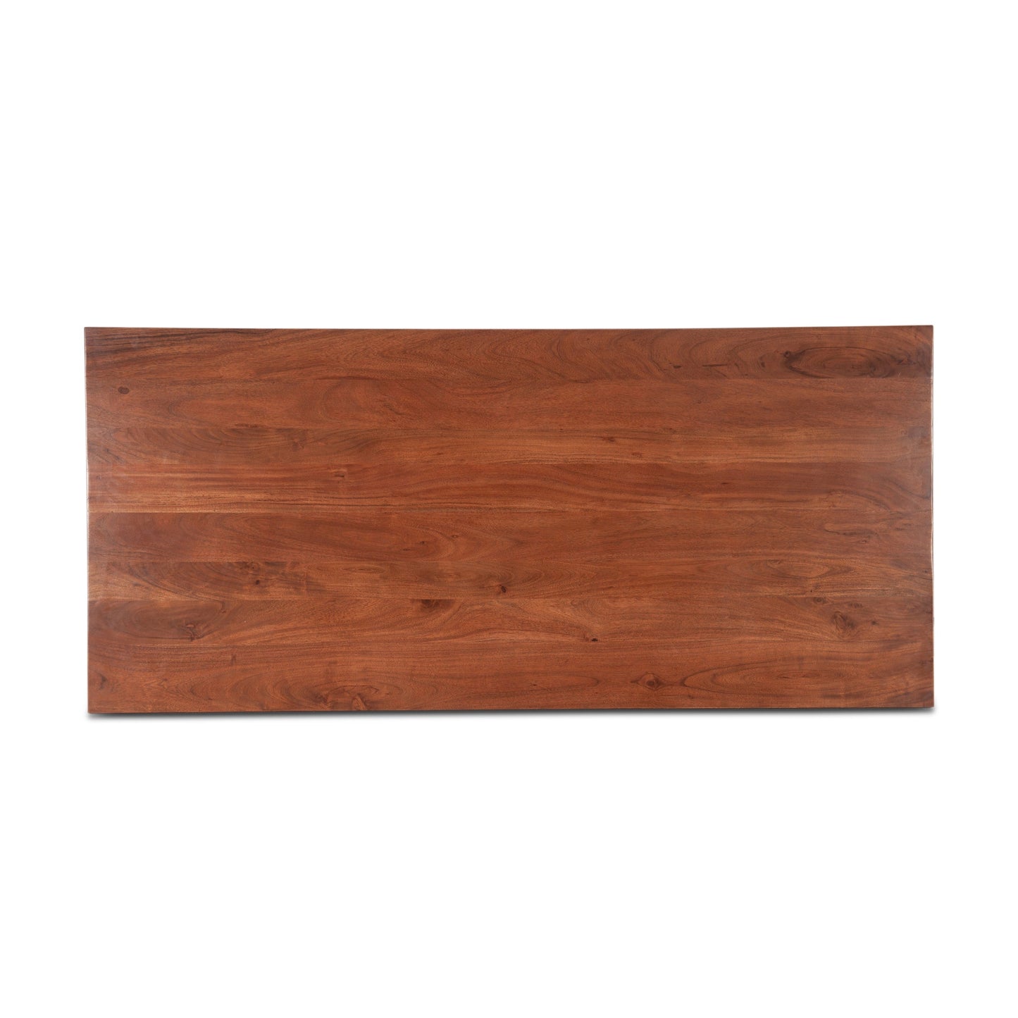 75" Cinnamon Brown Acacia Wood Gathering Table