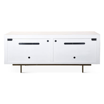 72" Whitewash Mango Wood Sideboard
