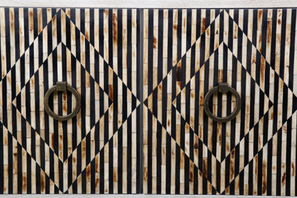 72" Whitewash Mango Wood Sideboard