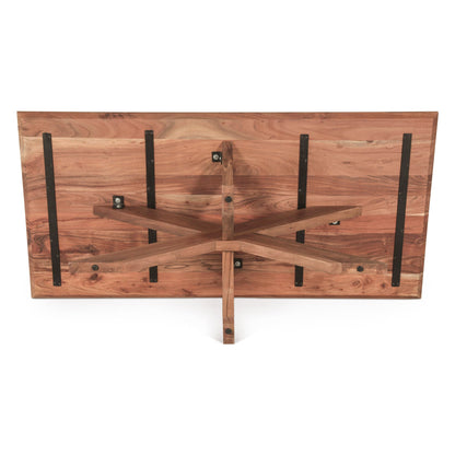 78" Weathered Acacia Dining Table