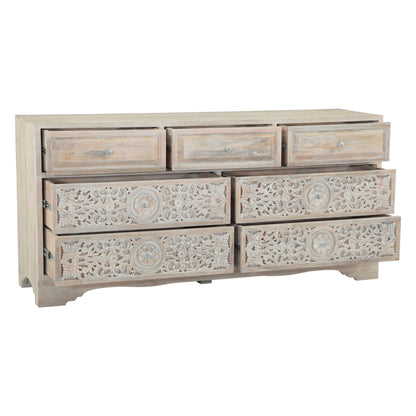 71" Carved Heirloom White Mango Dresser
