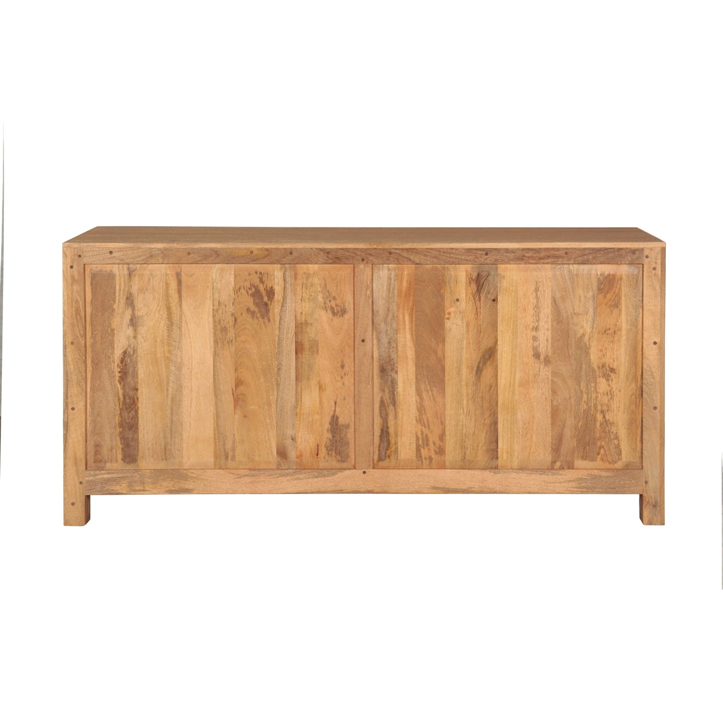 71" Hand-Carved Whitewash Dresser