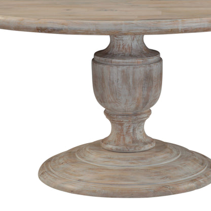 60" Heirloom White Mango Round Dining Table