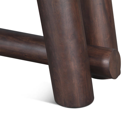 80" Vinegar Acacia Wood Gathering Table