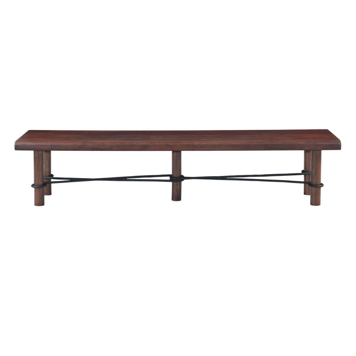 80" Vinegar Acacia Bench
