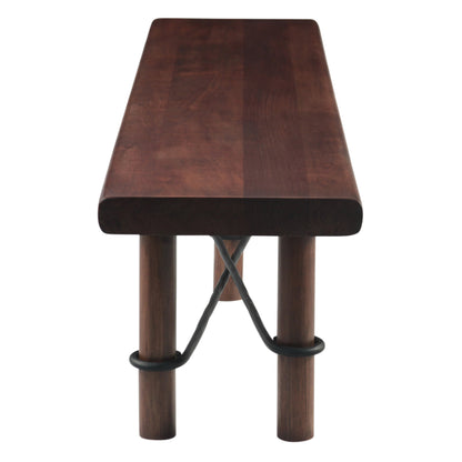 80" Vinegar Acacia Bench