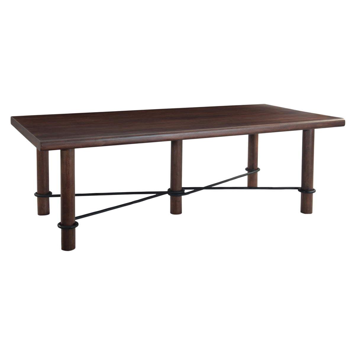 88" Vinegar Acacia Dining Table
