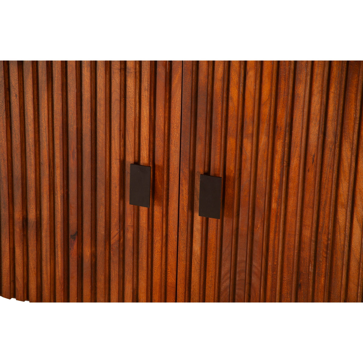 67" Pecan Brown Mango Wood Sideboard