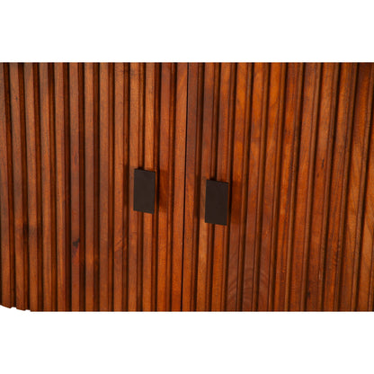 67" Pecan Brown Mango Wood Sideboard