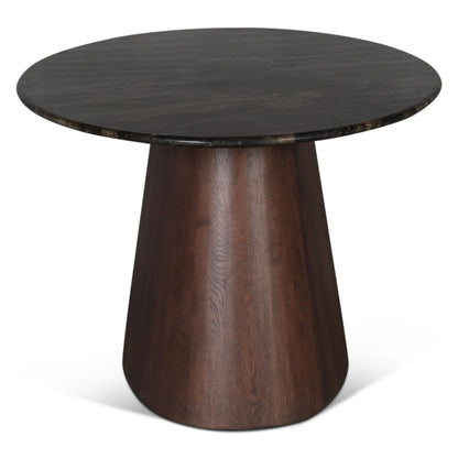 90" Lava Marble Oval Dining Table