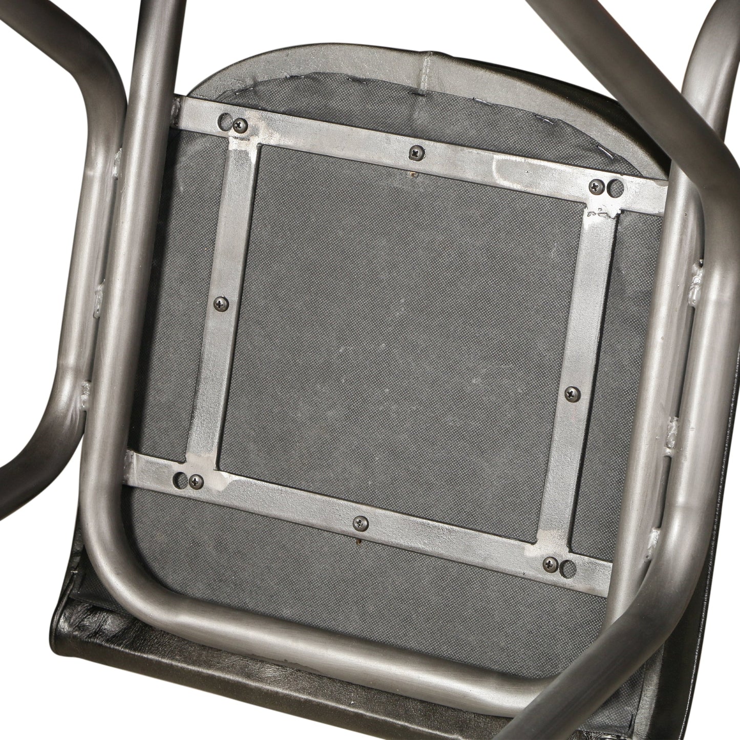 17" Ebony Leather Dining Chair