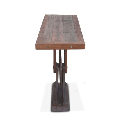 56" Reclaimed Hardwood and Console Table