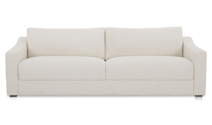 91" Flecked Oat Upholstered Sofa