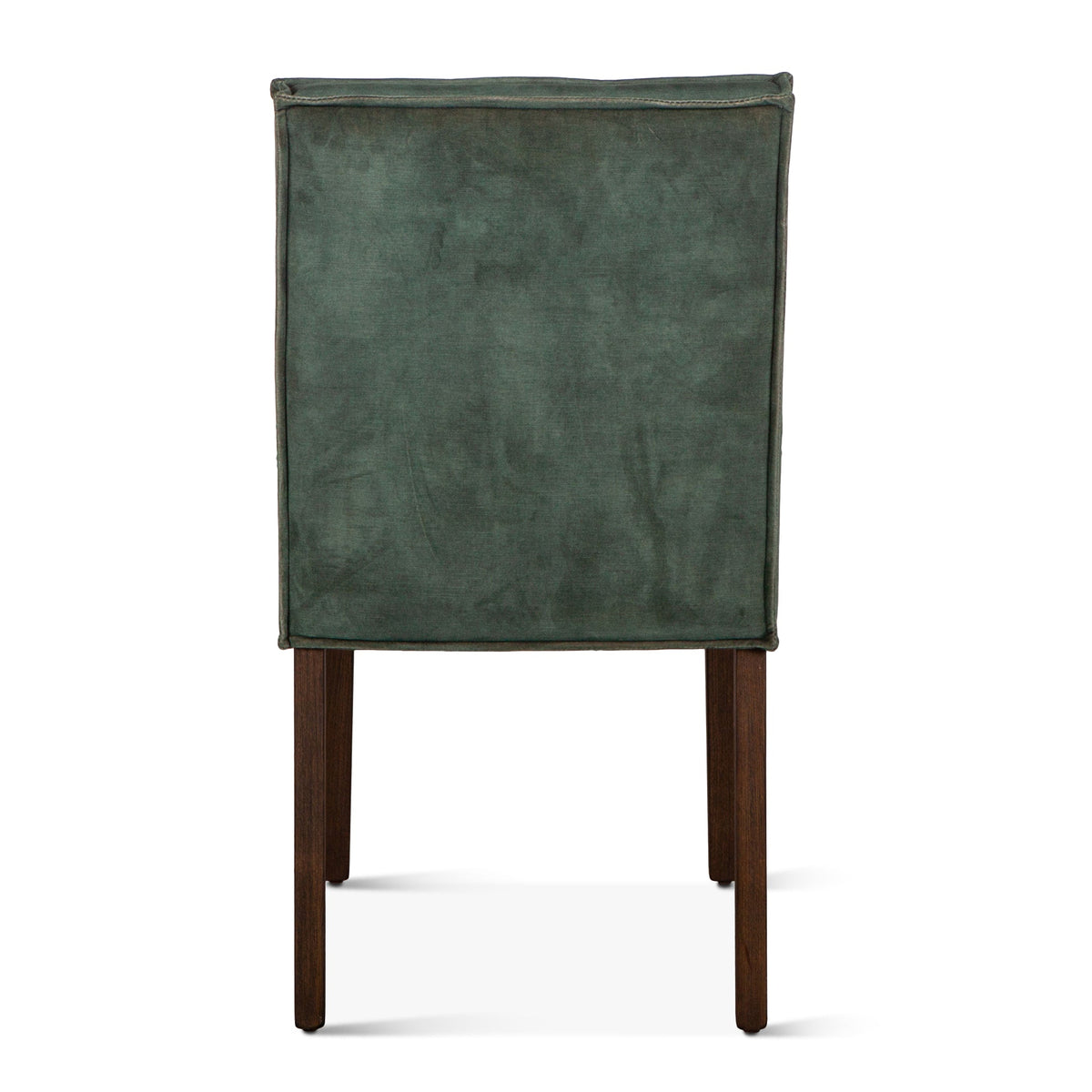 17" Green Velvet Dining Chair
