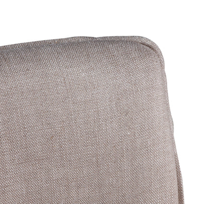20" Beige Linen Counter Chair
