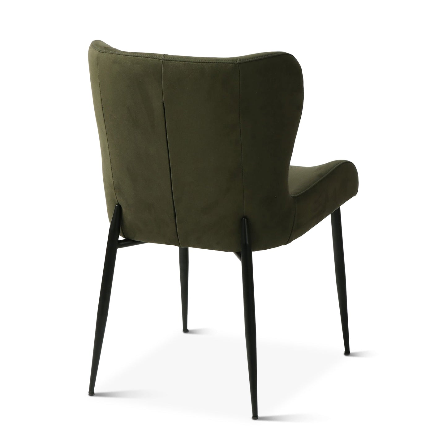 20" Dining Chair in Green Eco Suede