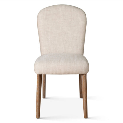 18" Dining Chair in Beige Linen