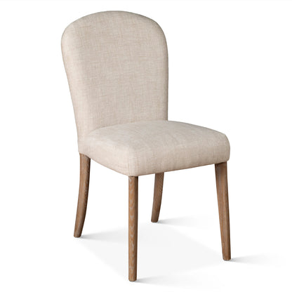 18" Dining Chair in Beige Linen