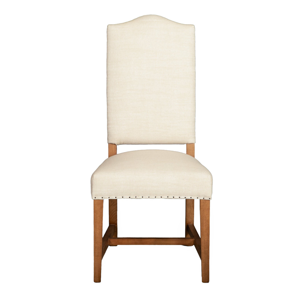 21" Natural Linen Dining Chair