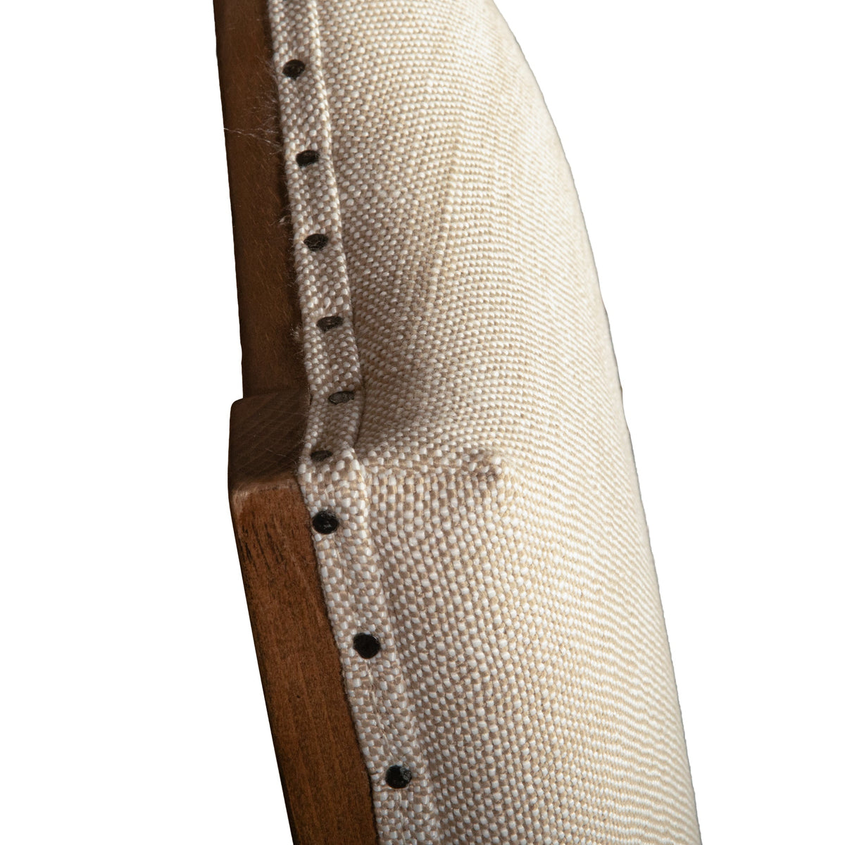 21" Natural Linen Dining Chair