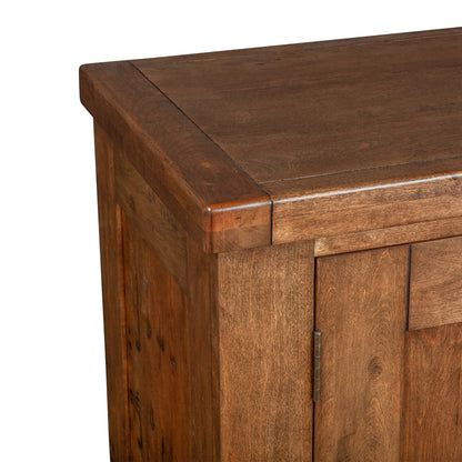66" Earth Finish Birch Wood Buffet