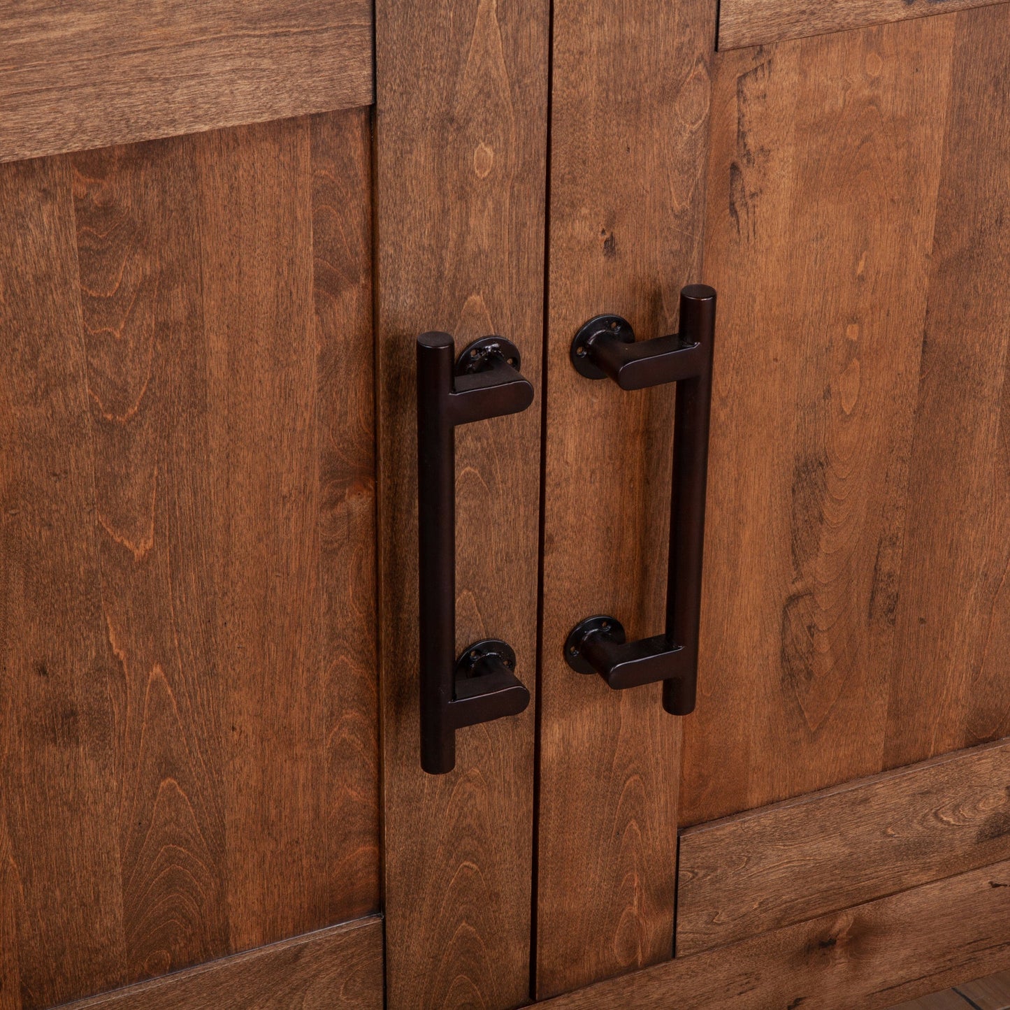 66" Earth Finish Birch Wood Buffet