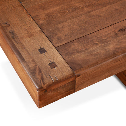 88–110" Earth Birch Wood Extension Dining Table