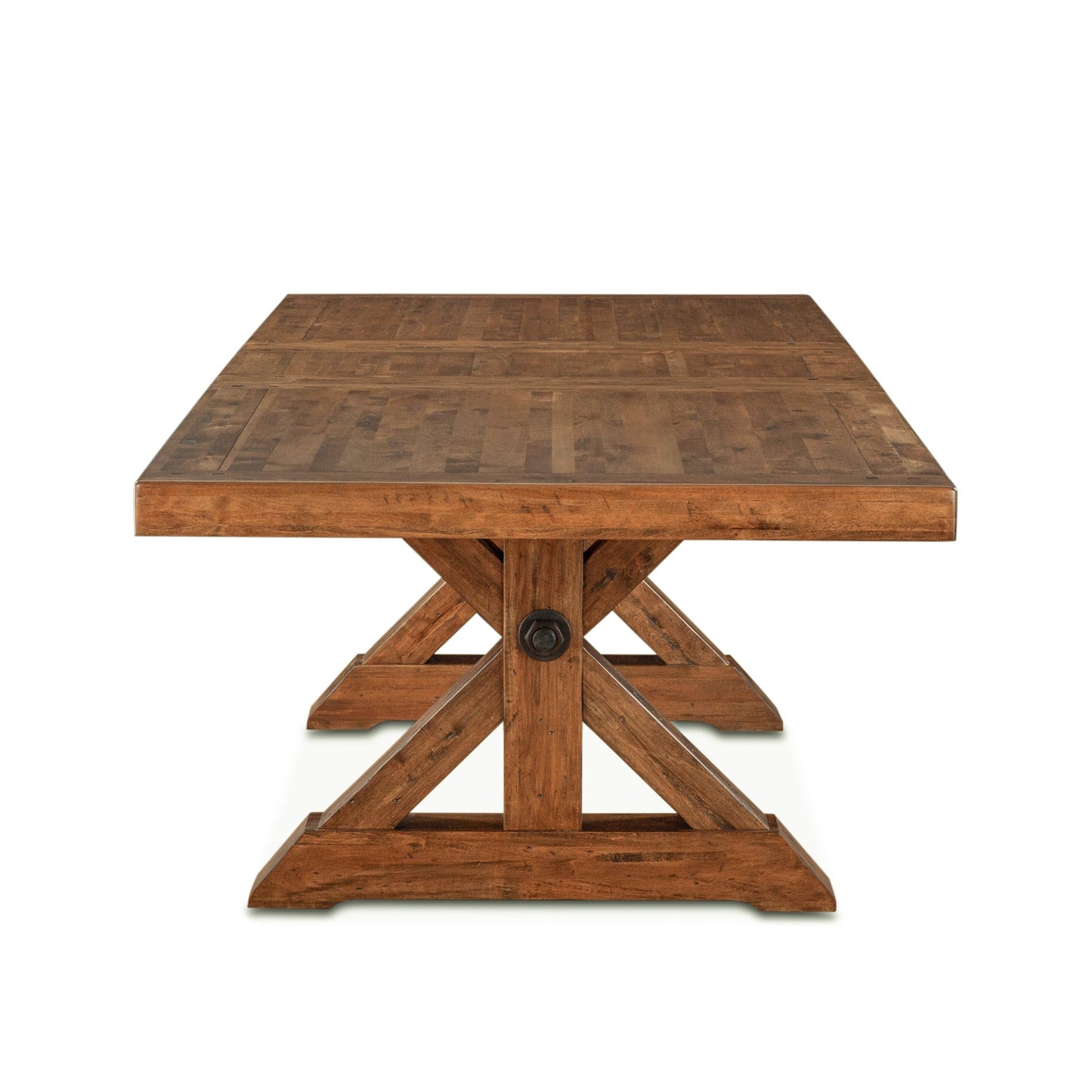 88–110" Earth Birch Wood Extension Dining Table