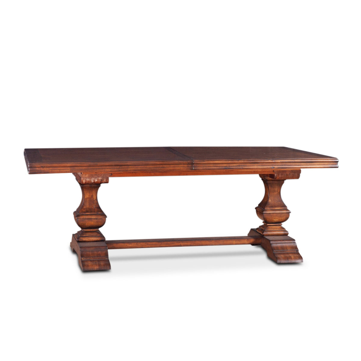 88" Chestnut Wood Dining Table