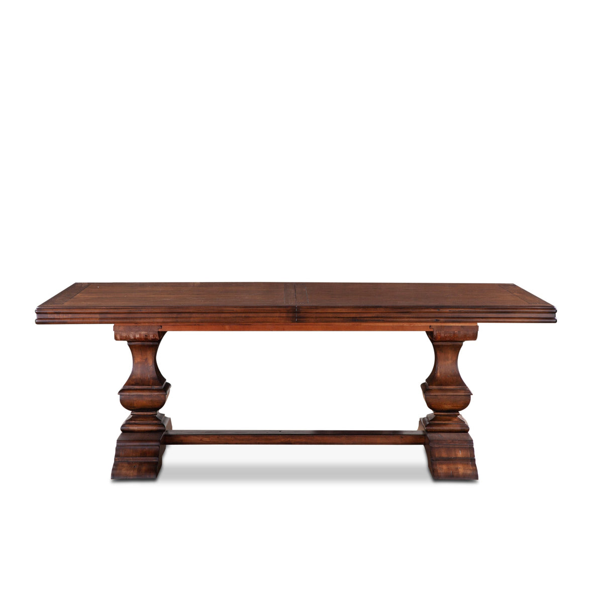 88" Chestnut Wood Dining Table