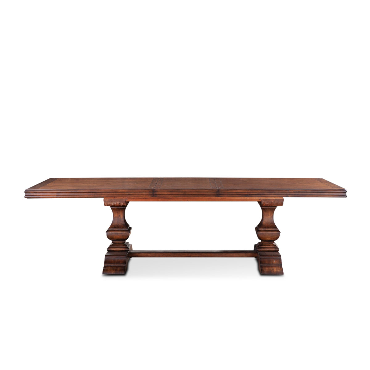 88" Chestnut Wood Dining Table