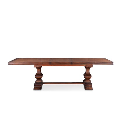 88" Chestnut Wood Dining Table