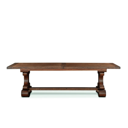 108" Chestnut Wood Dining Table