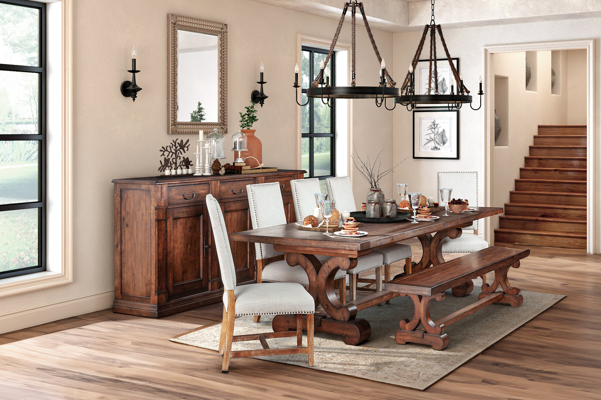 88" Earth Wood Dining Table