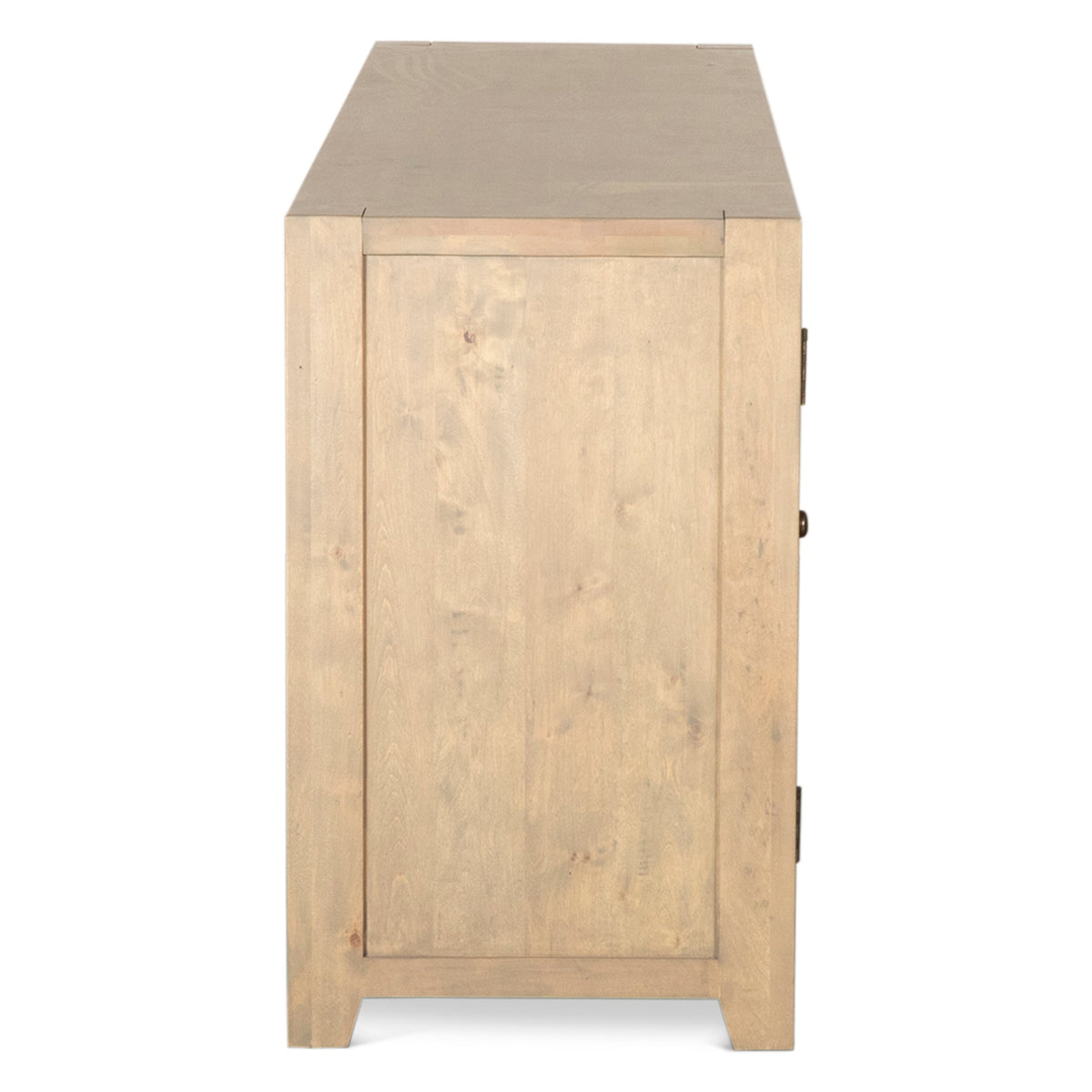 80" Gray Birch Wood Sideboard