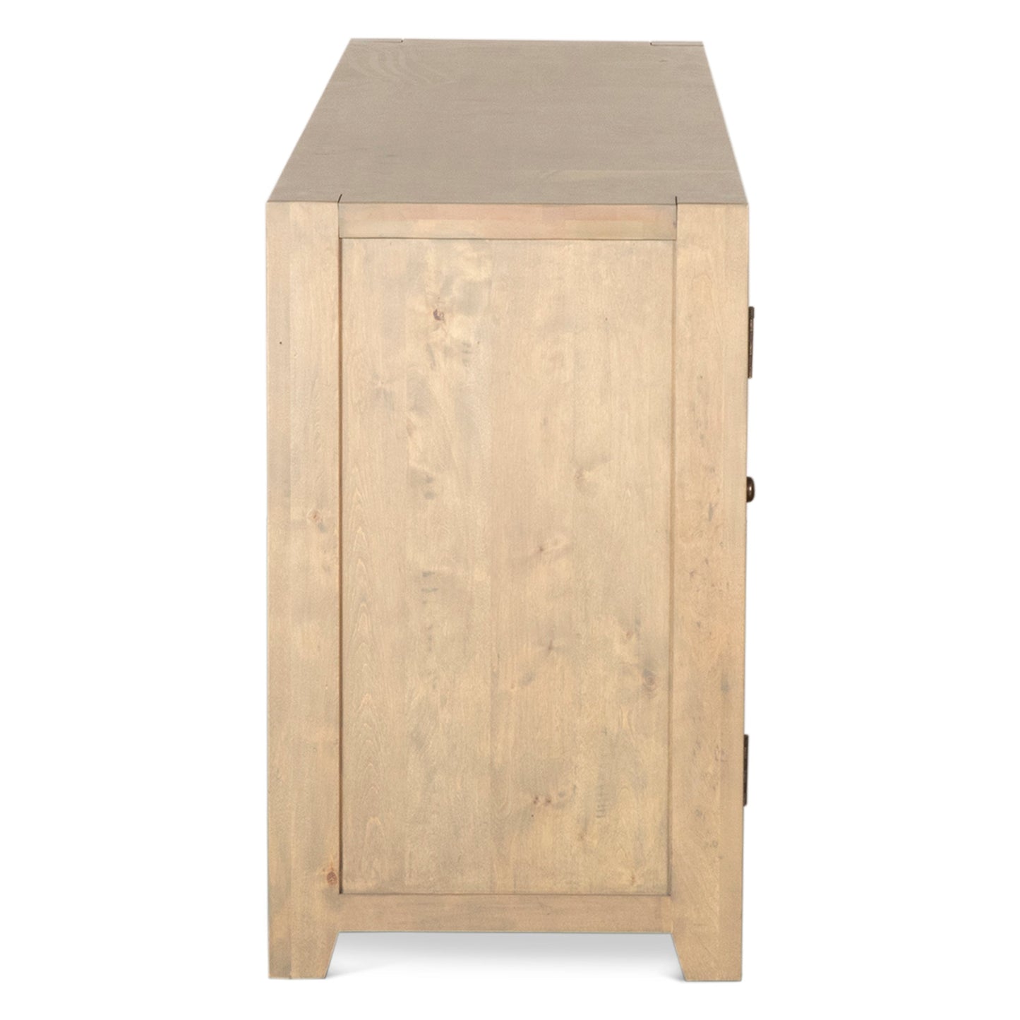 80" Gray Birch Wood Sideboard
