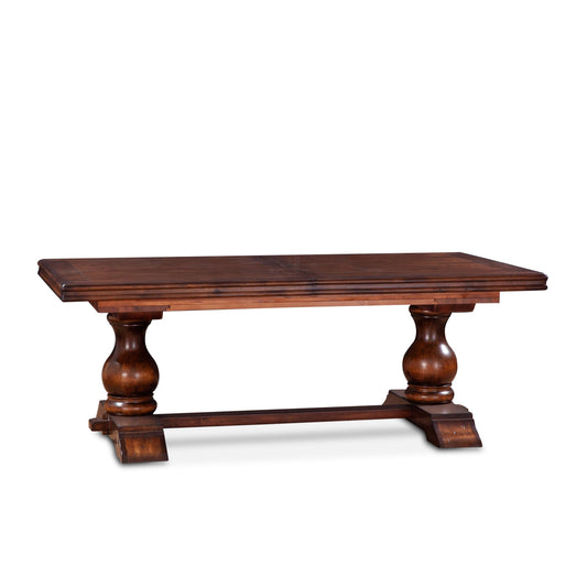 43" Chestnut Wood Dining Table