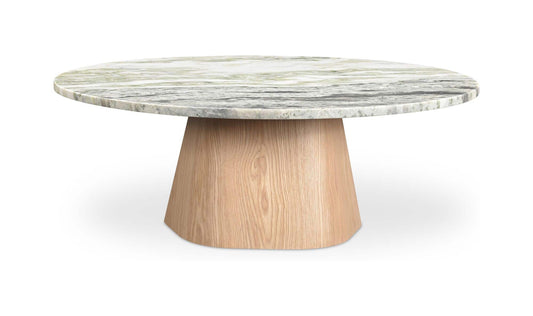 42" Green Onyx Marble Coffee Table