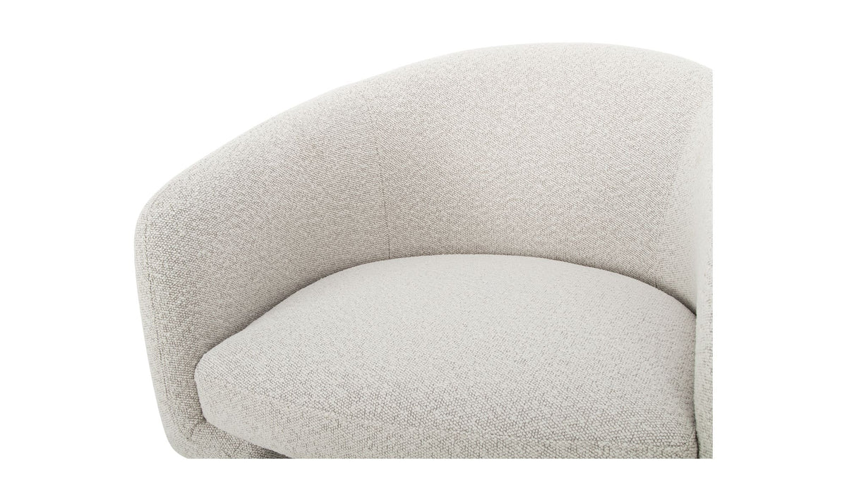 27.5" Oyster Upholstered Accent Chair