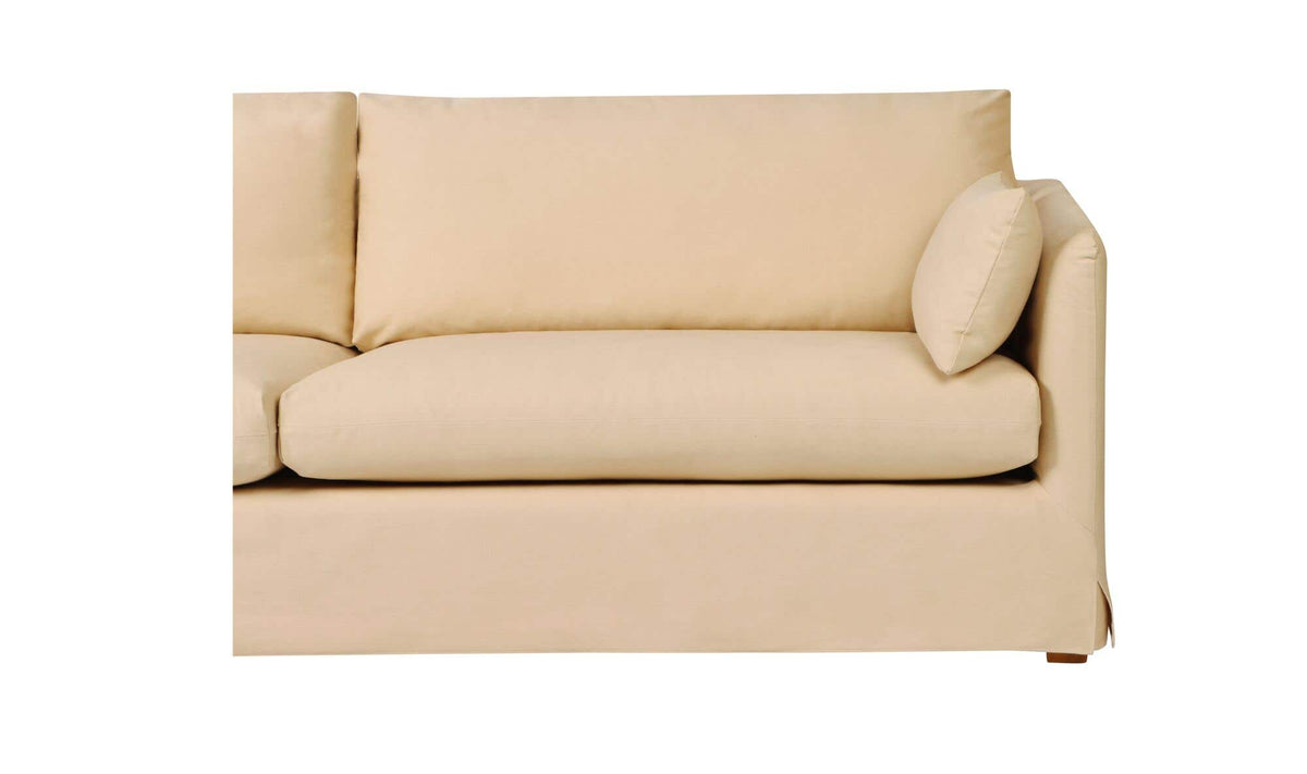 94" Wheat Upholstered Sofa