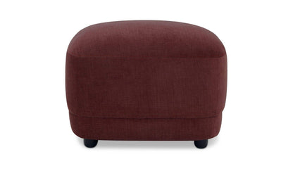 25.2" Berry Upholstered Ottoman