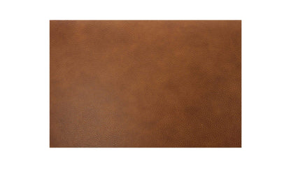 30.31" Tan Leather Swivel Accent Chair
