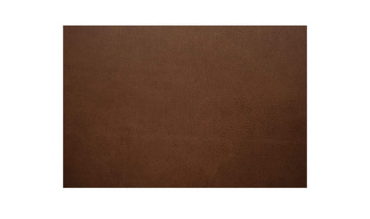 35.43" Brown Leather Accent Chair