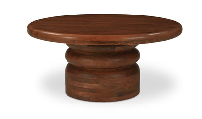 35" Natural Mango Wood Coffee Table