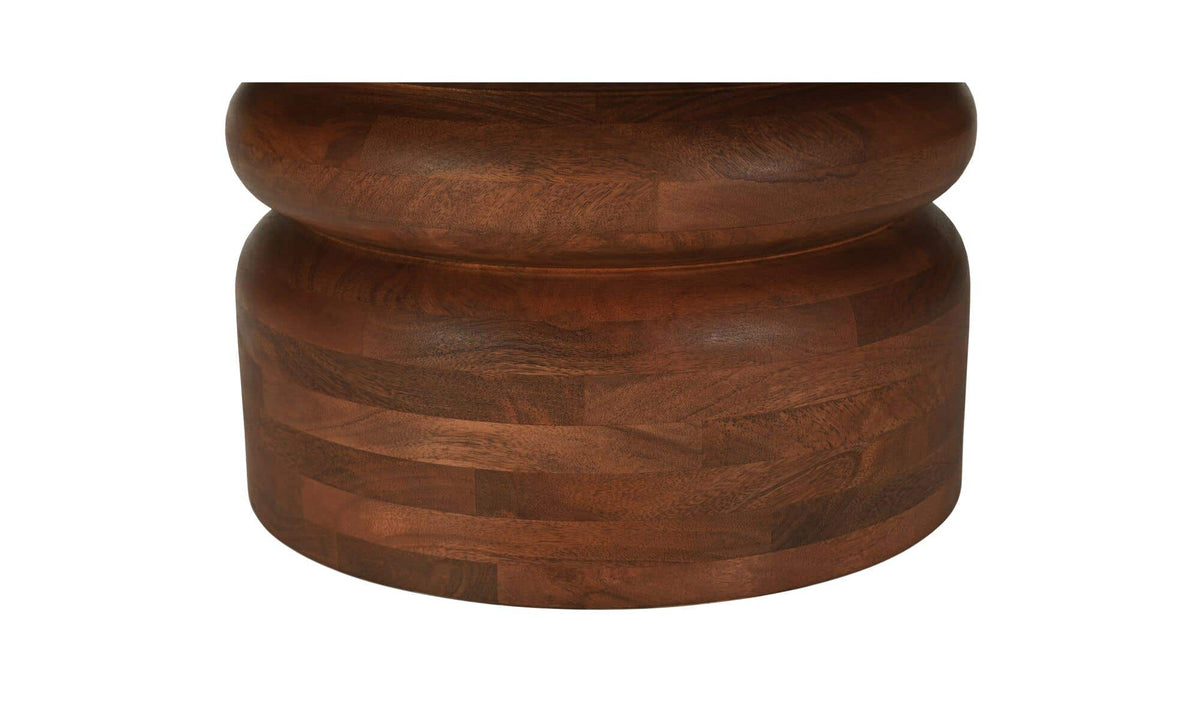 35" Natural Mango Wood Coffee Table