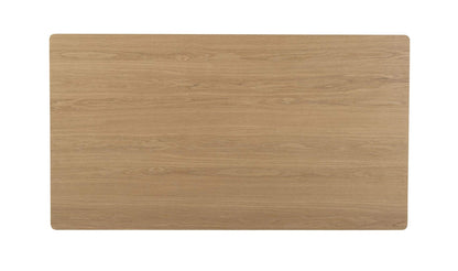 65" Natural Solid Oak Coffee Table
