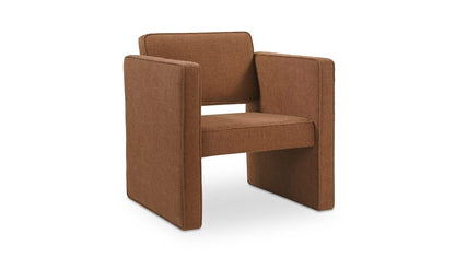 30" Burgundy Upholstered Accent Chair