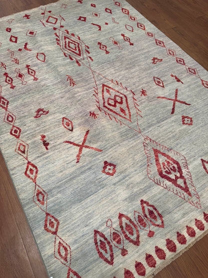 Moroccan NJ2389 - 6.1 x 8.9