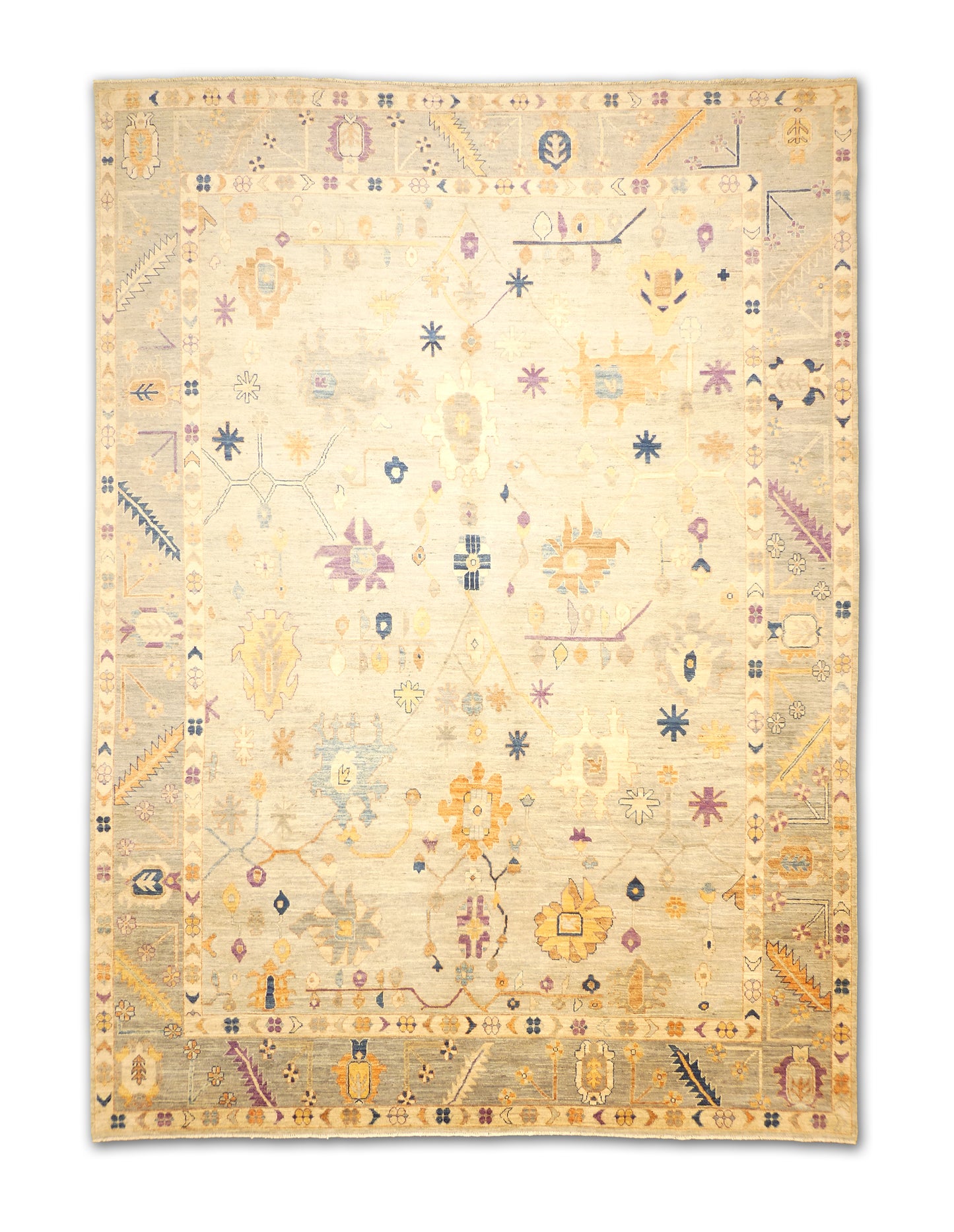 Oushak NJ2802 - 9.8 x 13.5